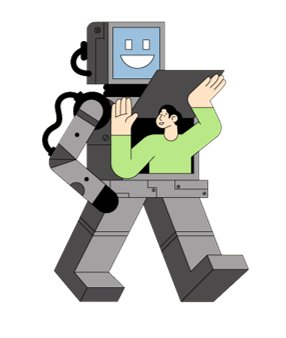 Clevry transparent robot