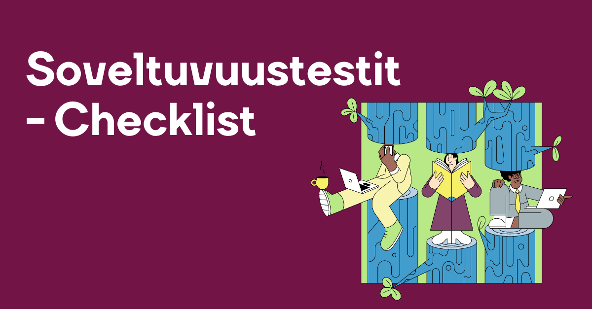 Soveltuvuustestit - Checklist